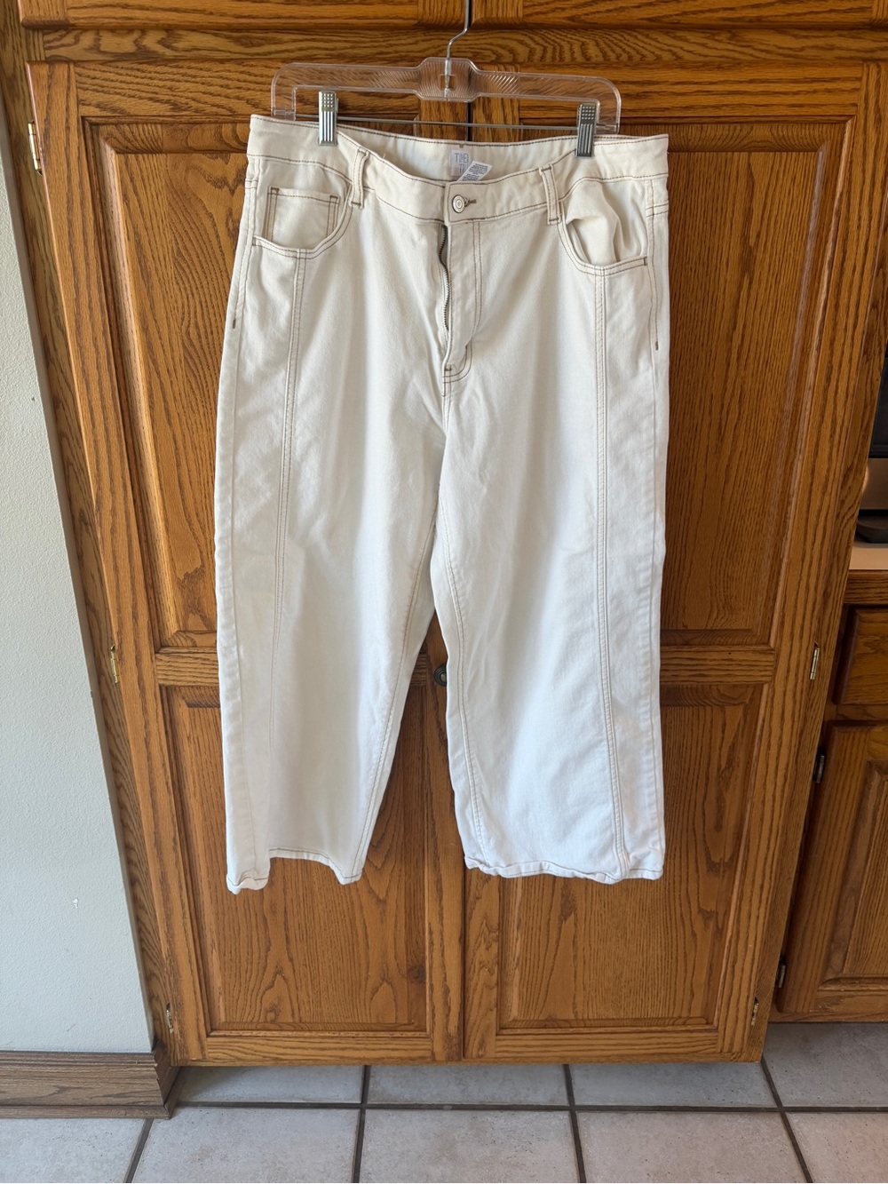Women's Cream Jeans